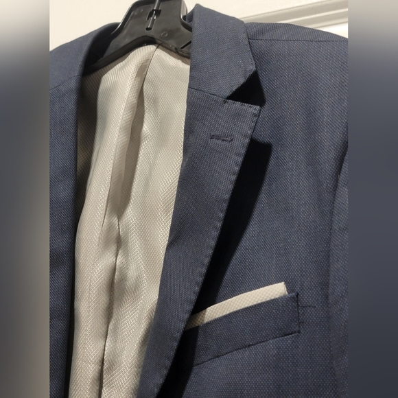 Zara Men Jacket US Size 40 Navy - Picture 3 of 5